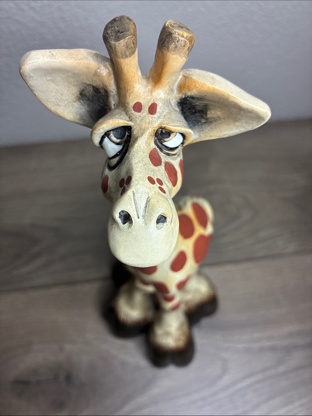 VTG John Raya Geraldine Giraffe 1991 Beasties of the Kingdom Figurine Statue
